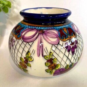 Vintage Hand Painted 4.5" Vase